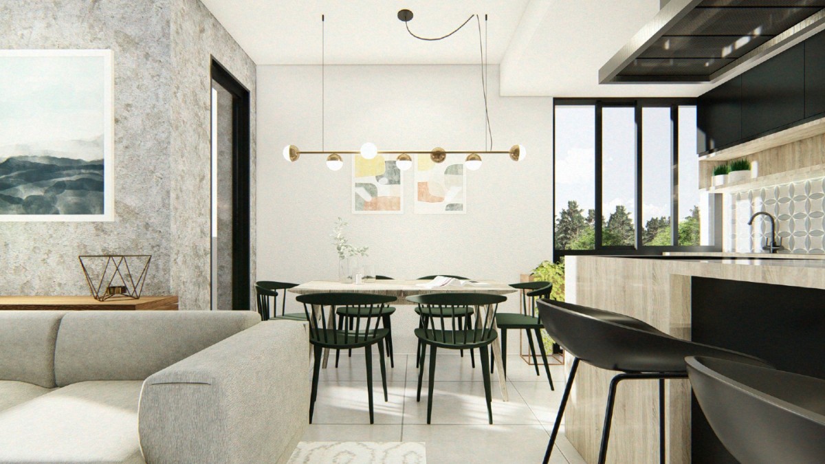 Cucina e soggiorno in un unico open space: alcuni progetti utili