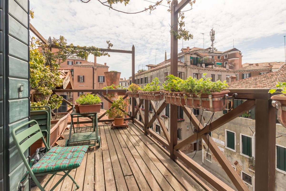 The spectacular apartment is for sale in Venice