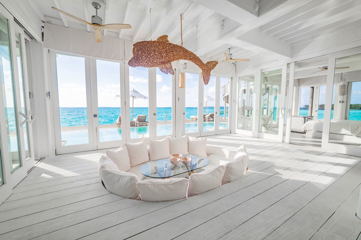 I sofà sono incassati nel pavimento