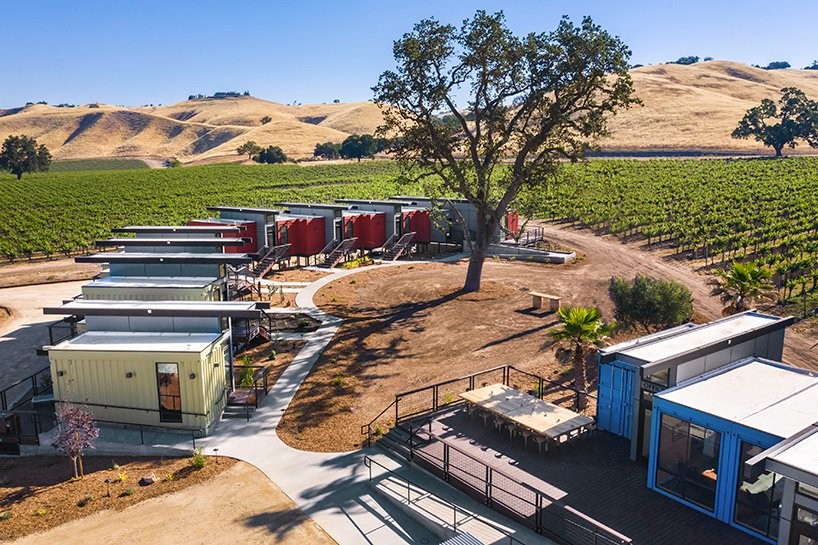 Un hotel ecosostenibile nel mezzo di un vigneto californiano