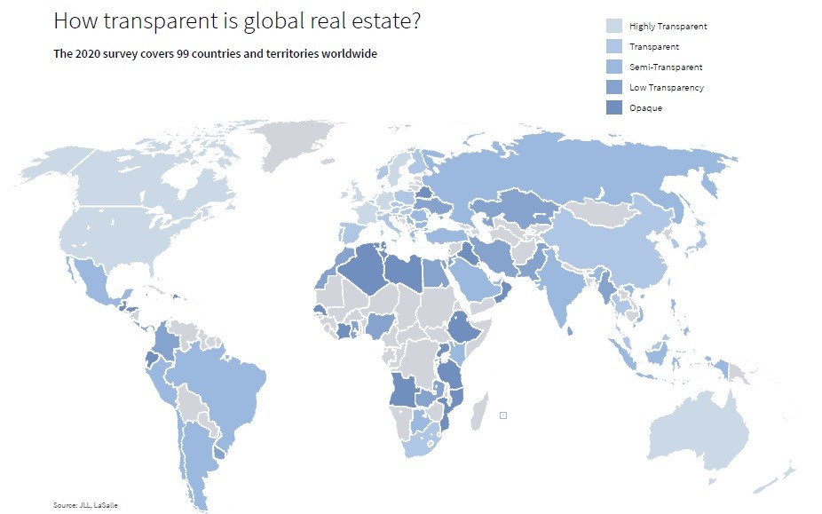 Mercati immobiliari globali, la classifica delle città più trasparenti
