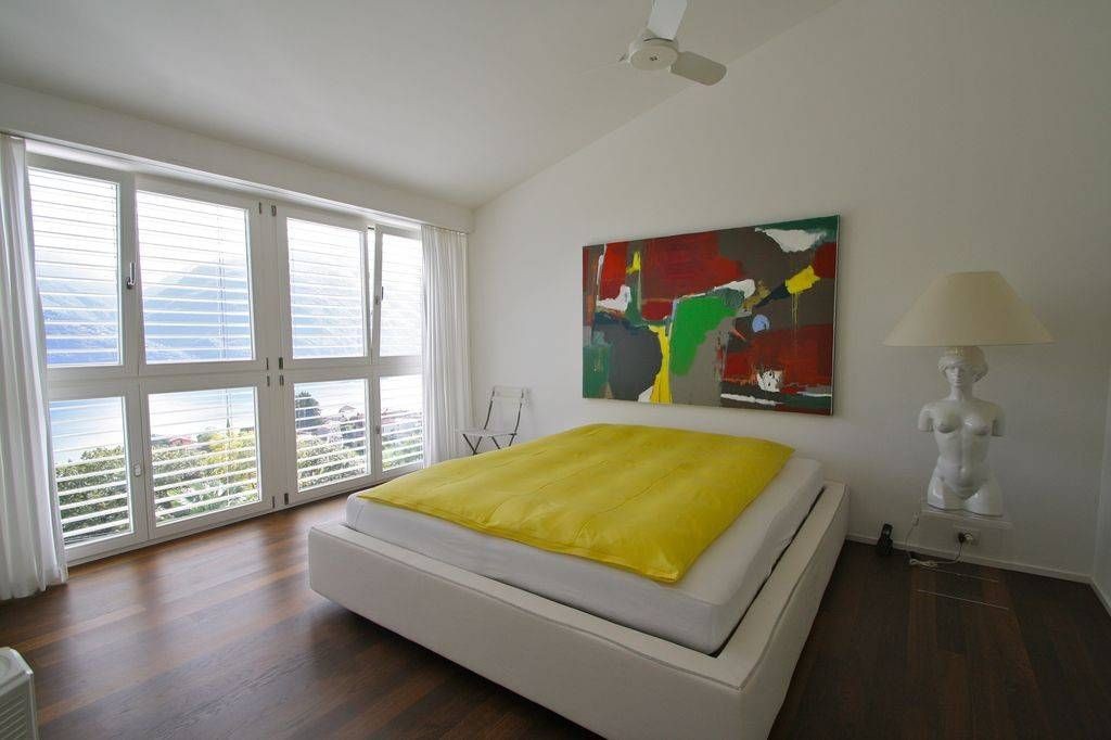 The spacious bedrooms are bright and with yet more beautiful views