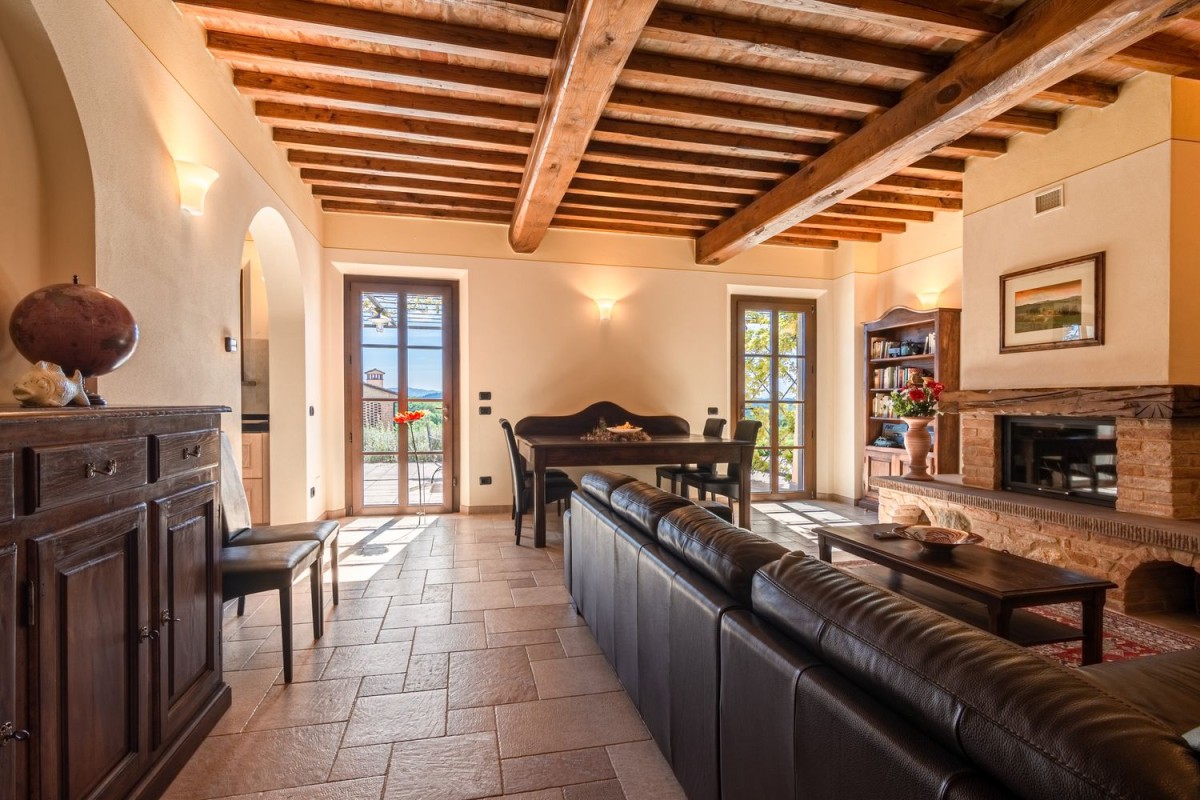 The main living area is open and filled with natural light