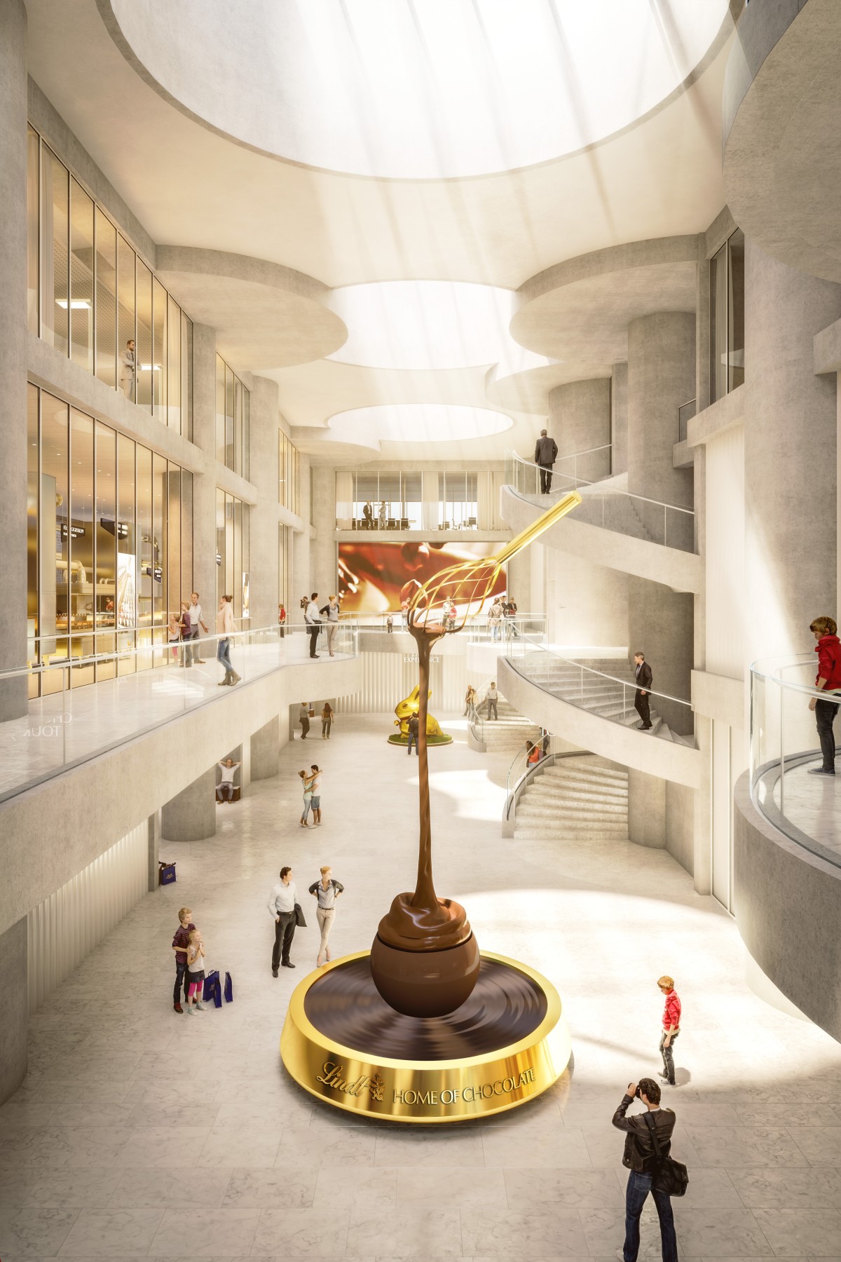 Lindt inaugura il paradiso per gli amanti del cioccolato
