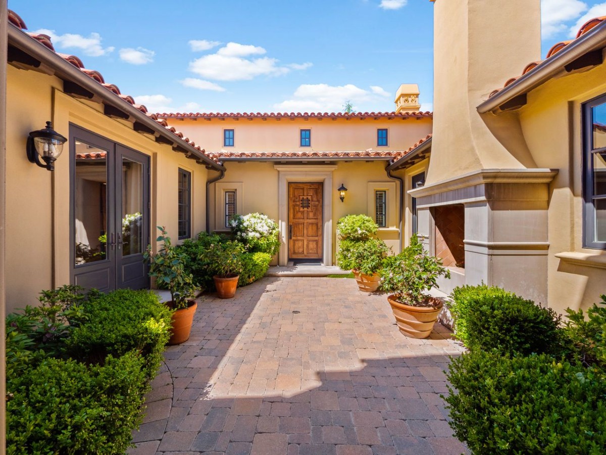 Il tipico patio della casa coloniale