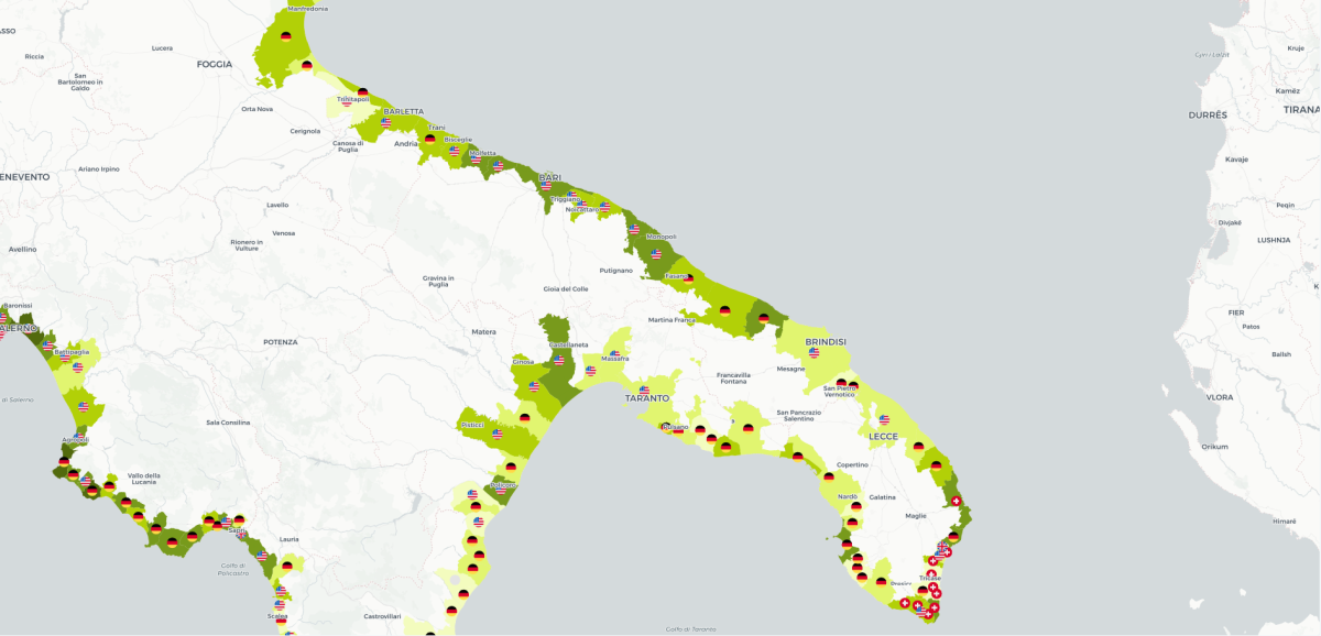 Gli acquirenti stranieri ancora interessati a comprare casa in Italia, Spagna e Portogallo