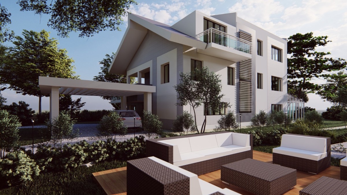 La ristrutturazione di una villa immersa nel parco di Montevecchia e della Valle del Curone