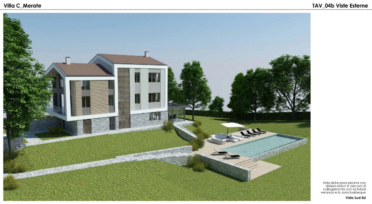 La ristrutturazione di una villa immersa nel parco di Montevecchia e della Valle del Curone