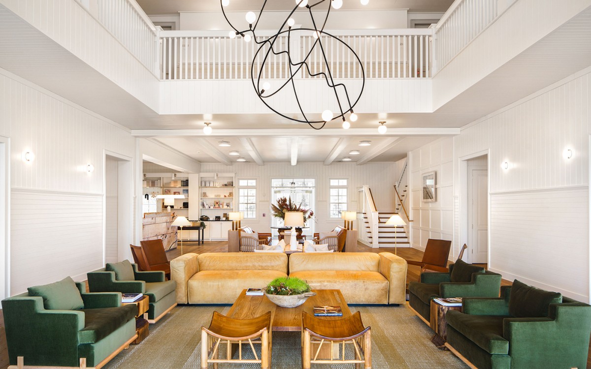  Un bellissimo hotel di design affacciato sul lago e sperduto nella campagna nel cuore di New York