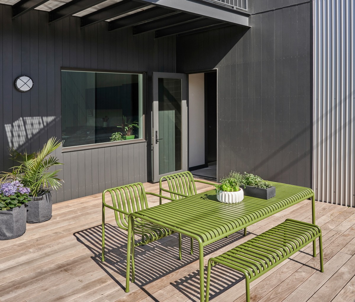 Mobili verdi per l'esterno