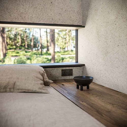 Grandi finestre con una vista mozzafiato