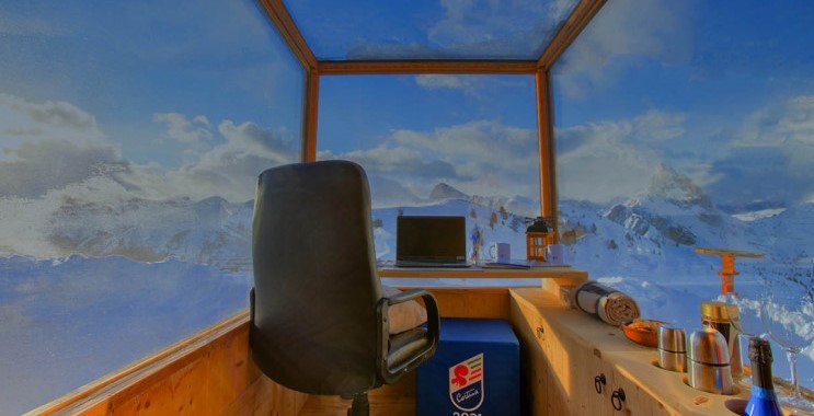 Panoramic Business Room Dolomites