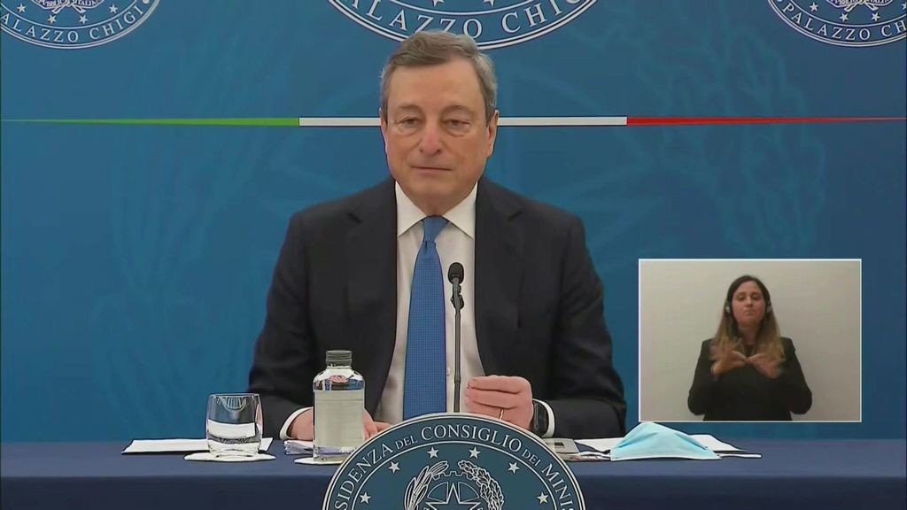 ##Covid, Draghi: dal 26 si inizia a riaprire, ? un rischio ragionato