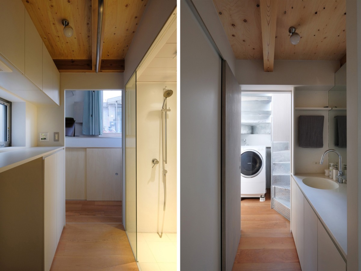 Ha anche una zona separata per la lavatrice casa_tokyo_8