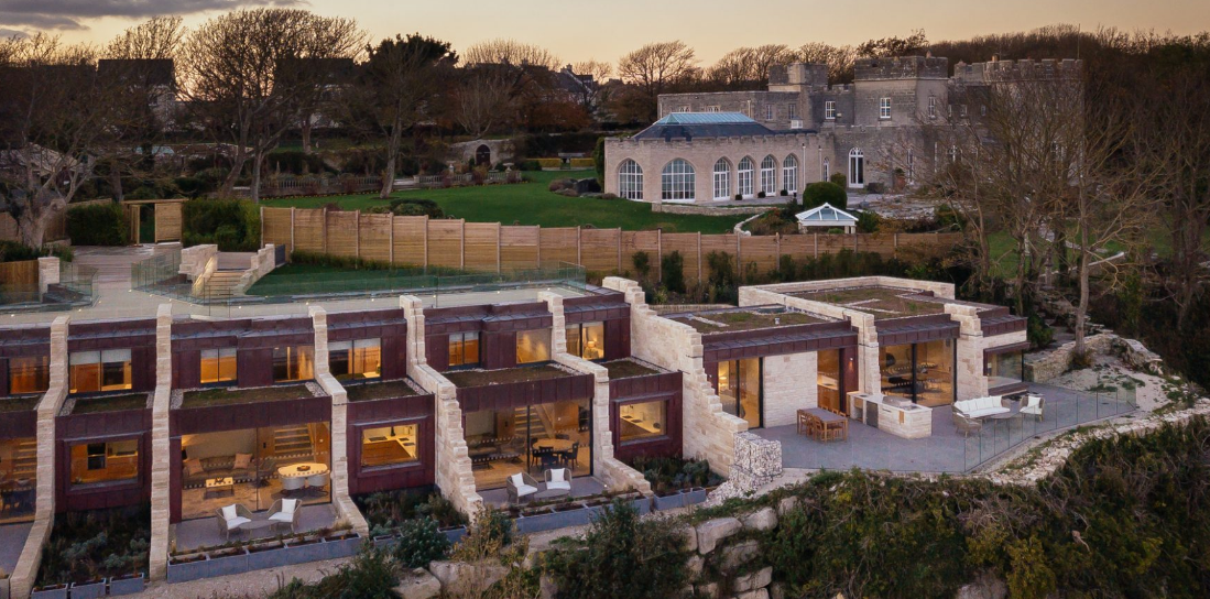 Vicino a un castello medievale