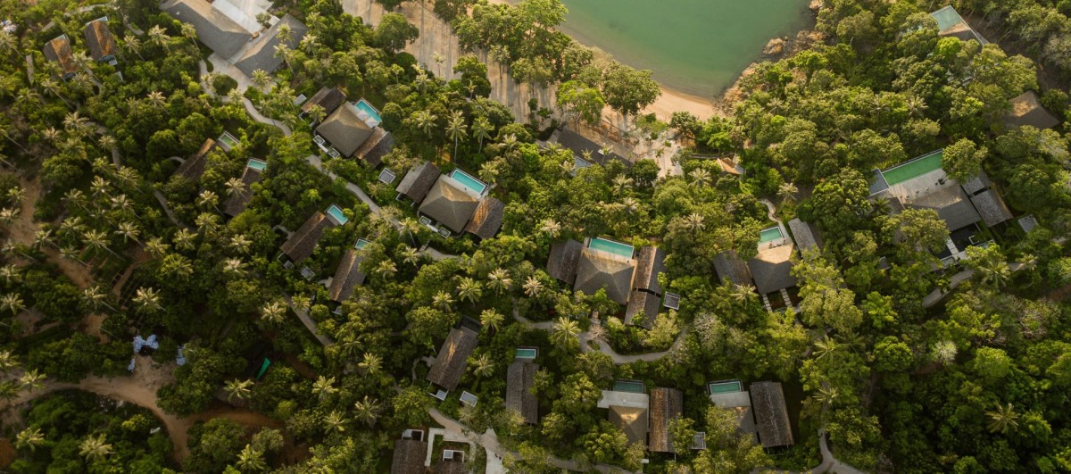 Le ville si trovano di fronte all'Oceano