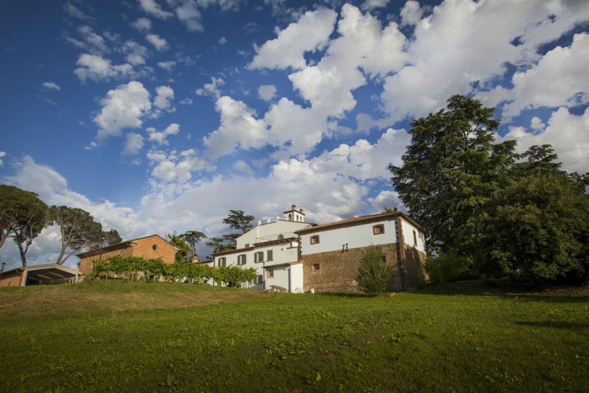 The property is surrounded by nature