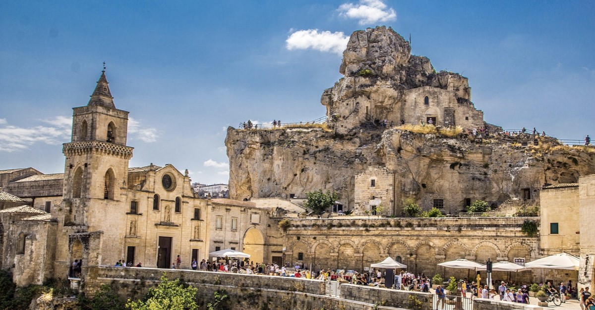 Matera en la provincia de Basilicata