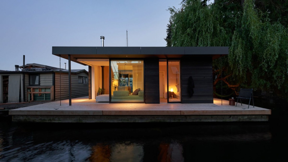 Casa sull'acqua, un immobile di design a Seattle con tutte le comodità