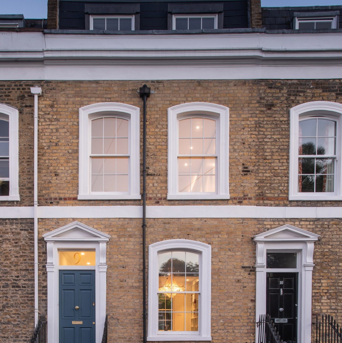E' una casa classica, di stile vittoriano