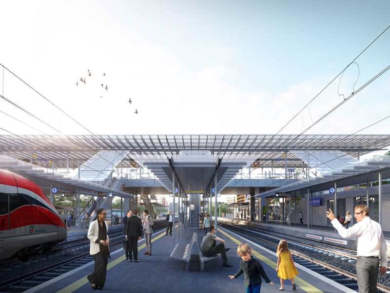 MilanoSesto, ecco come sarà la stazione in vetro e acciaio progettata da Renzo Piano