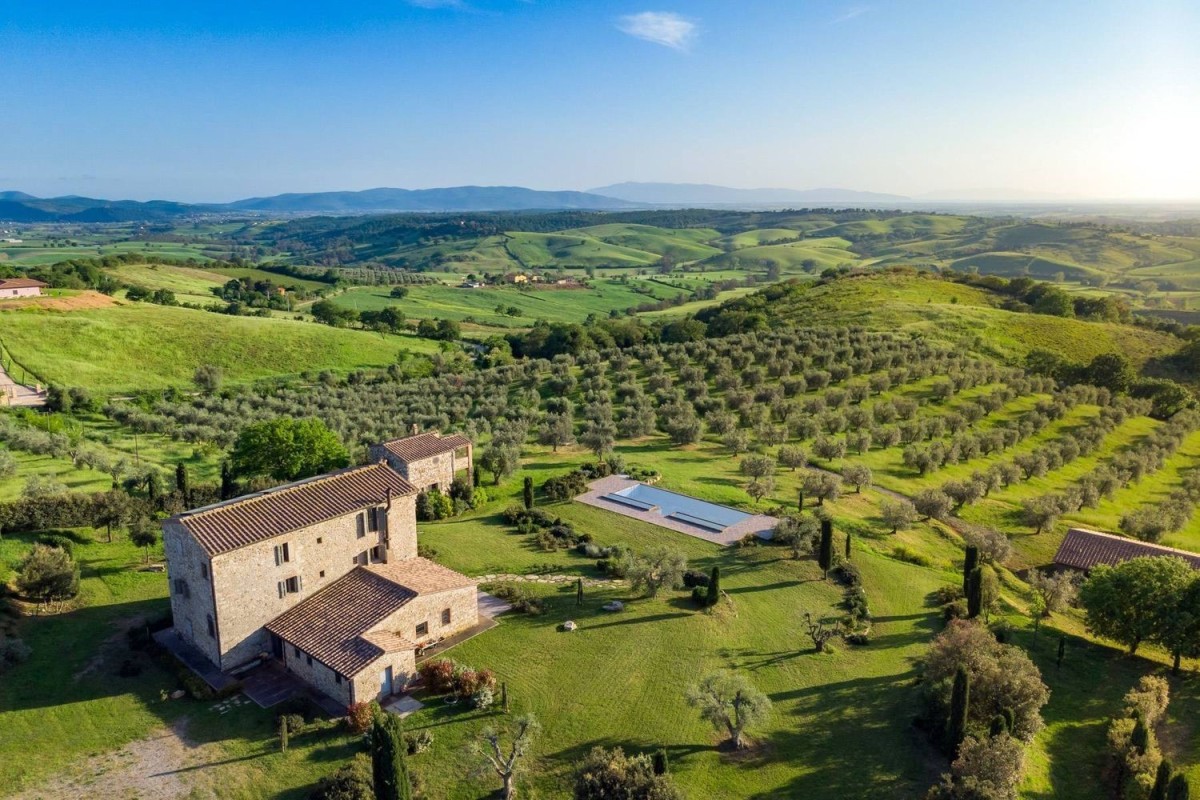 Esta impressionante propriedade está à venda na Toscana
