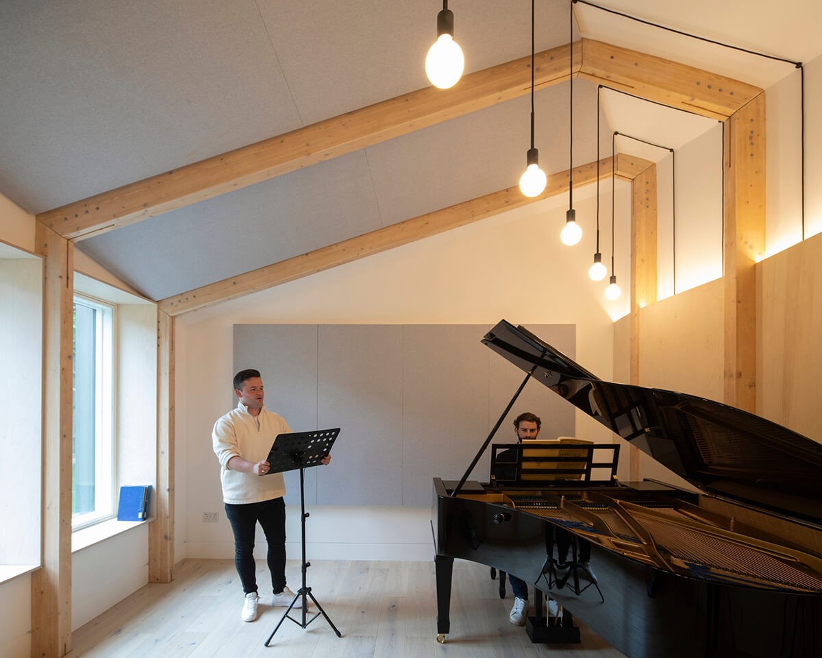 La casa ospita diverse sale