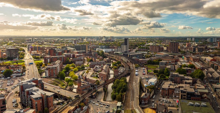 Centro de la ciudad de Manchester