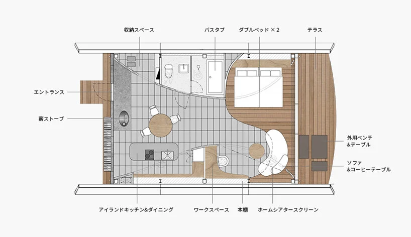 Si può affittare per circa 400 euro al mese