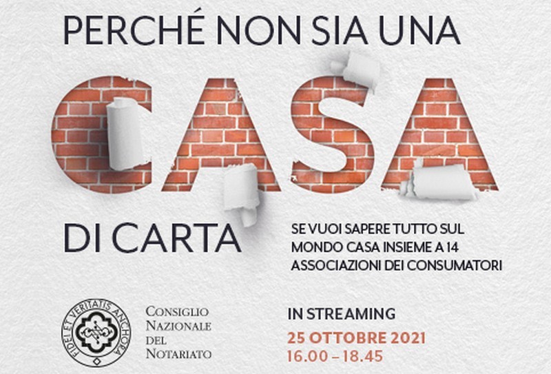 Dubbi sul mondo della casa? Ecco l'evento del Notariato che ti aiuta a fare chiarezza