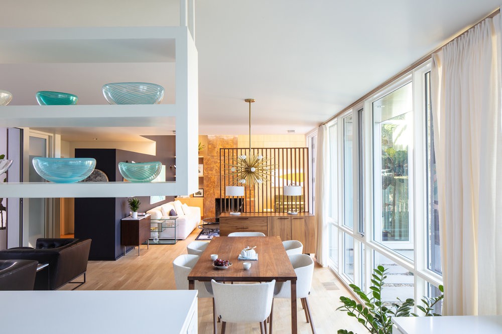 Un mix di colori e materiali