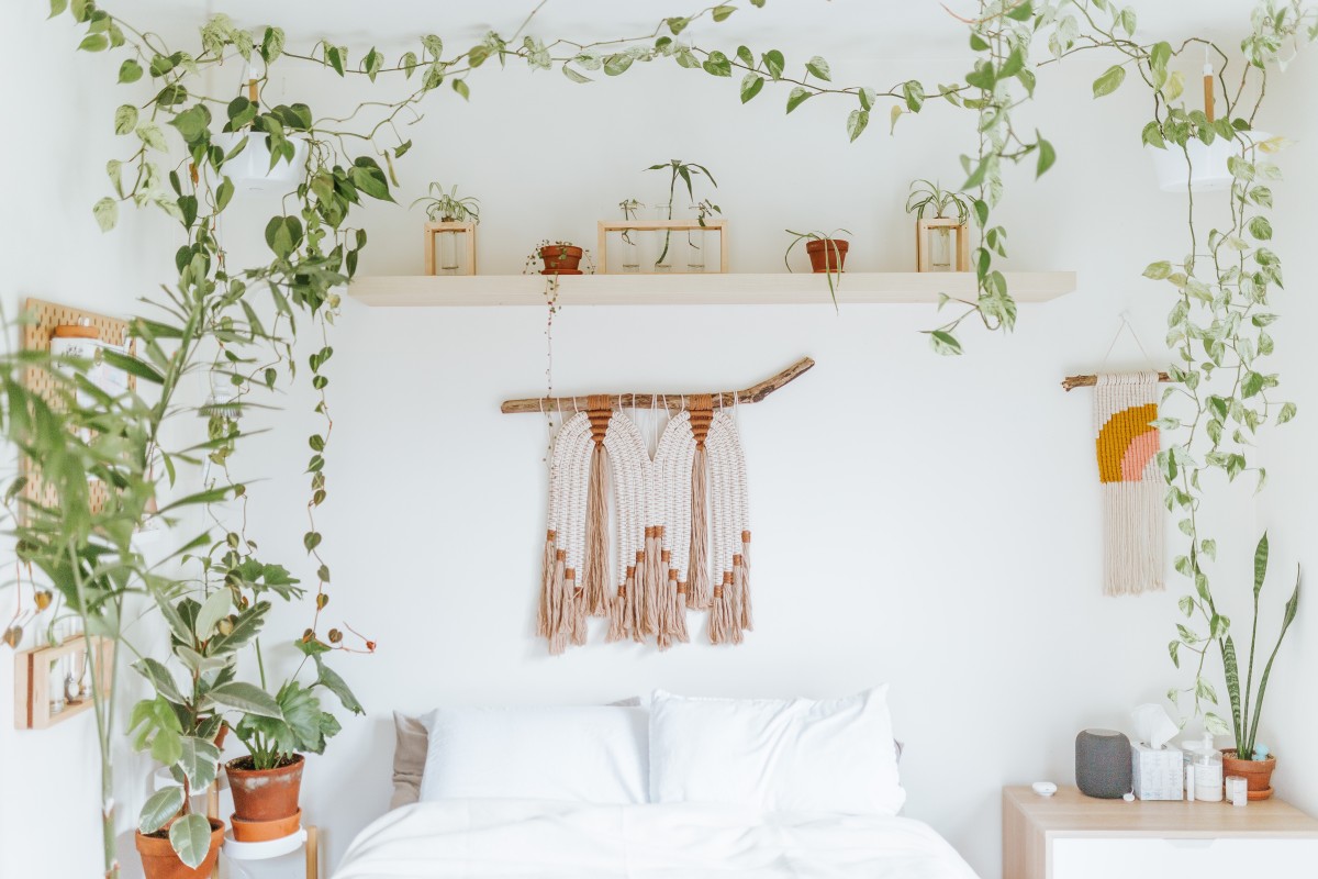 Come creare l'arredamento della camera da letto in stile boho chic