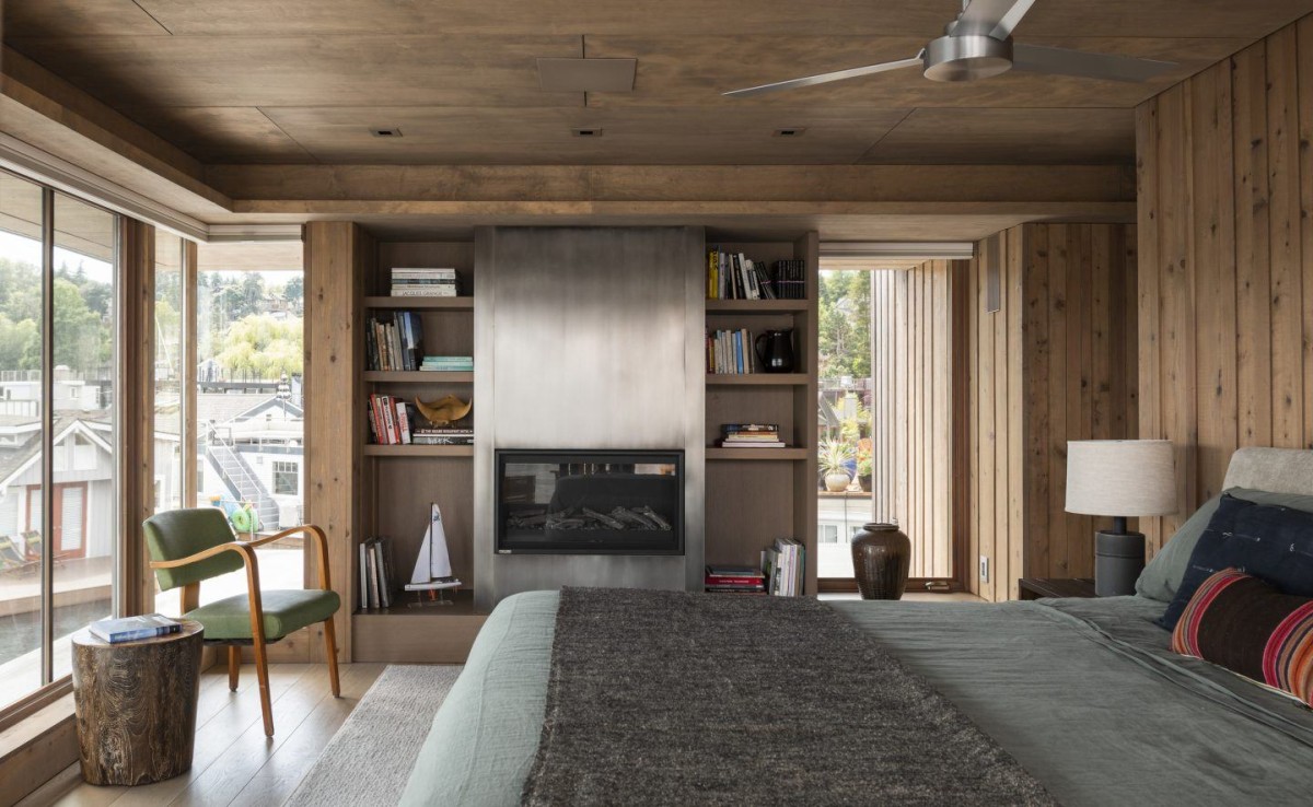 La camera da letto si trova al secondo piano