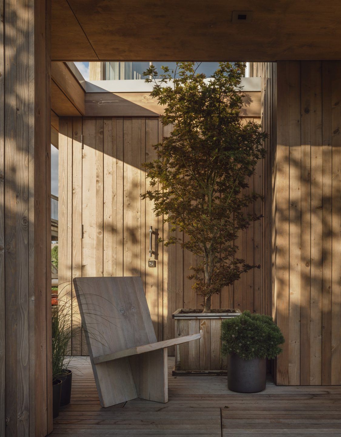 La casa ha una superficie di quasi 150 m2