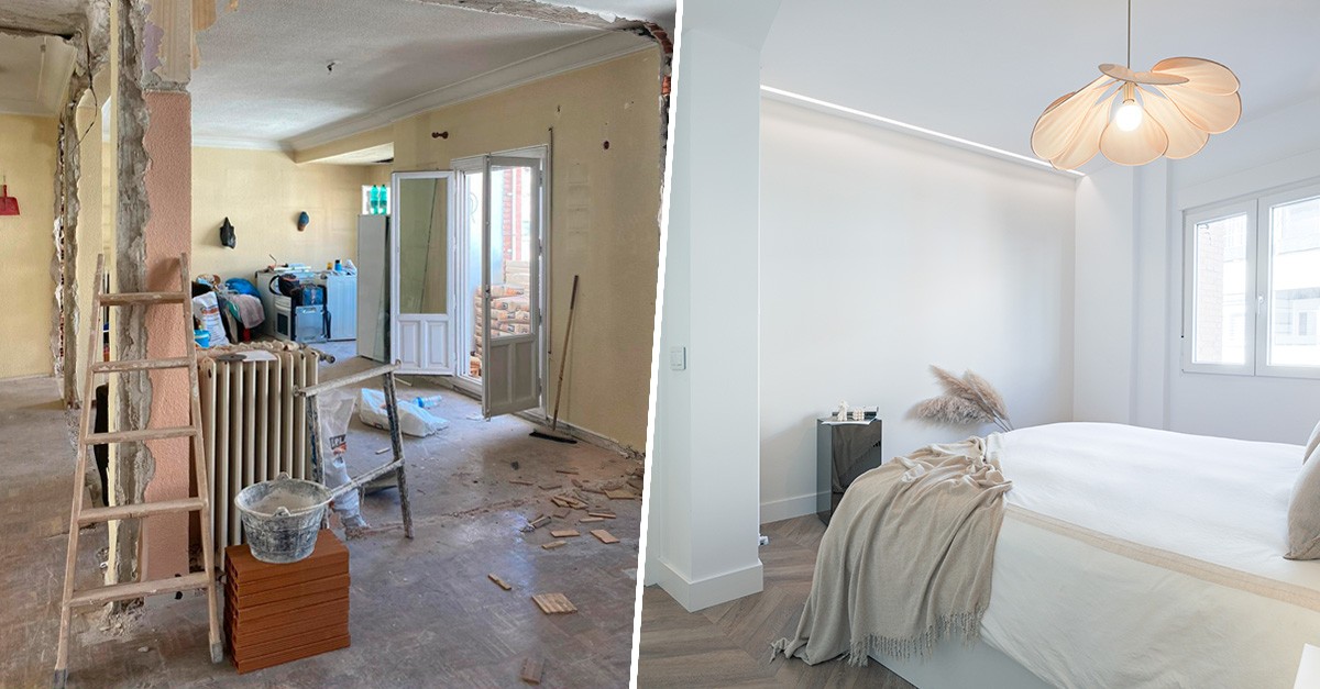 Ristrutturare una casa con un corridoio lungo: le foto del prima e del dopo