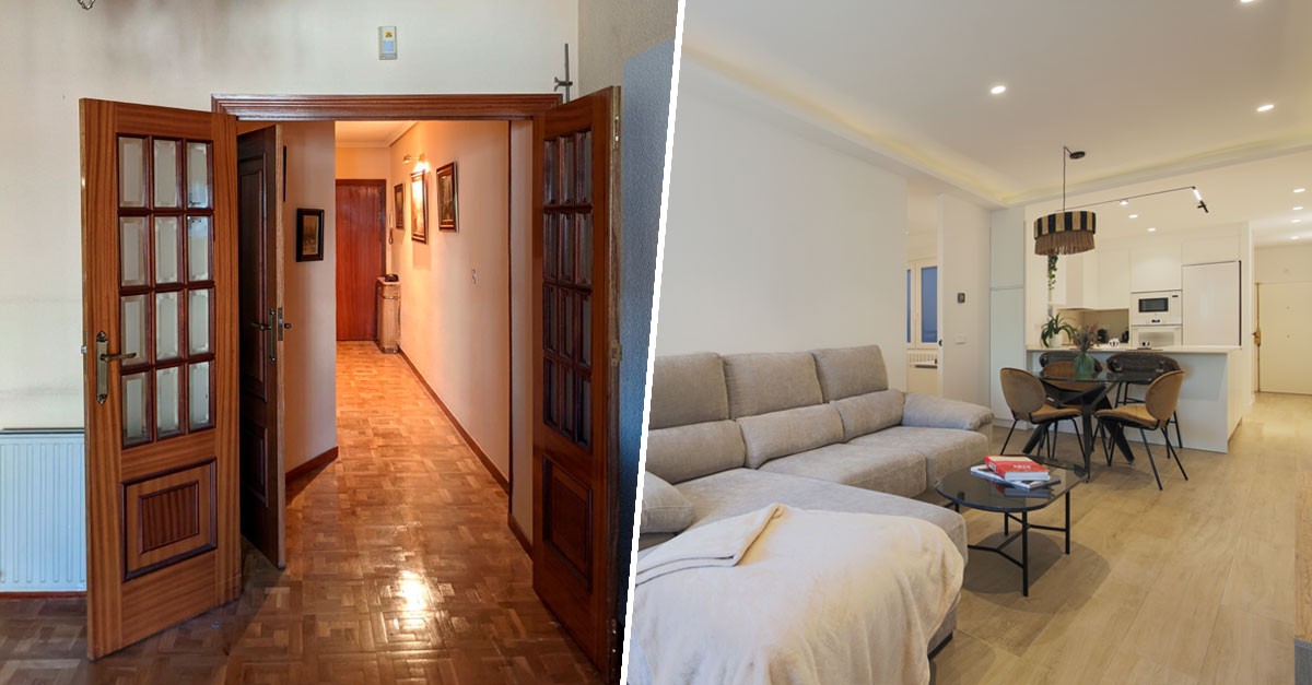 Come rendere più grande e luminosa una casa piccola: le foto del prima e dopo