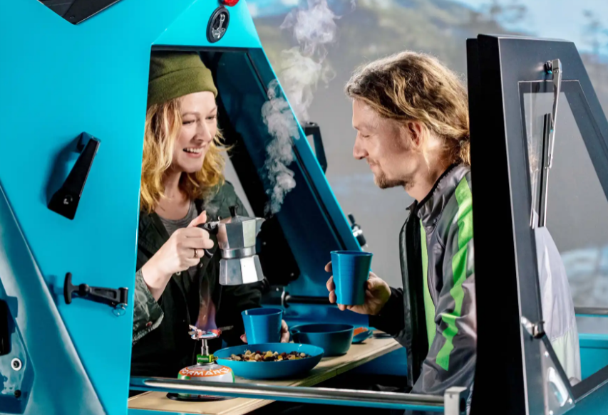 Z-Triton: la rivoluzionaria bicicletta elettrica che è anche una roulotte e una barca