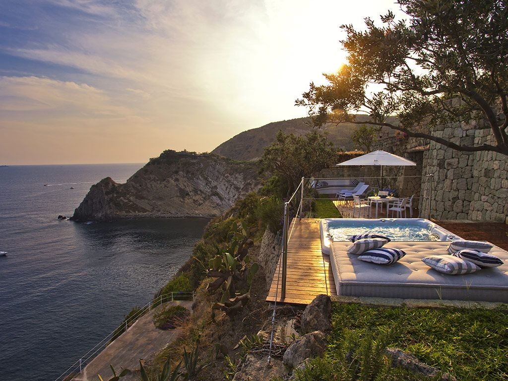 Pool overlooking the sea