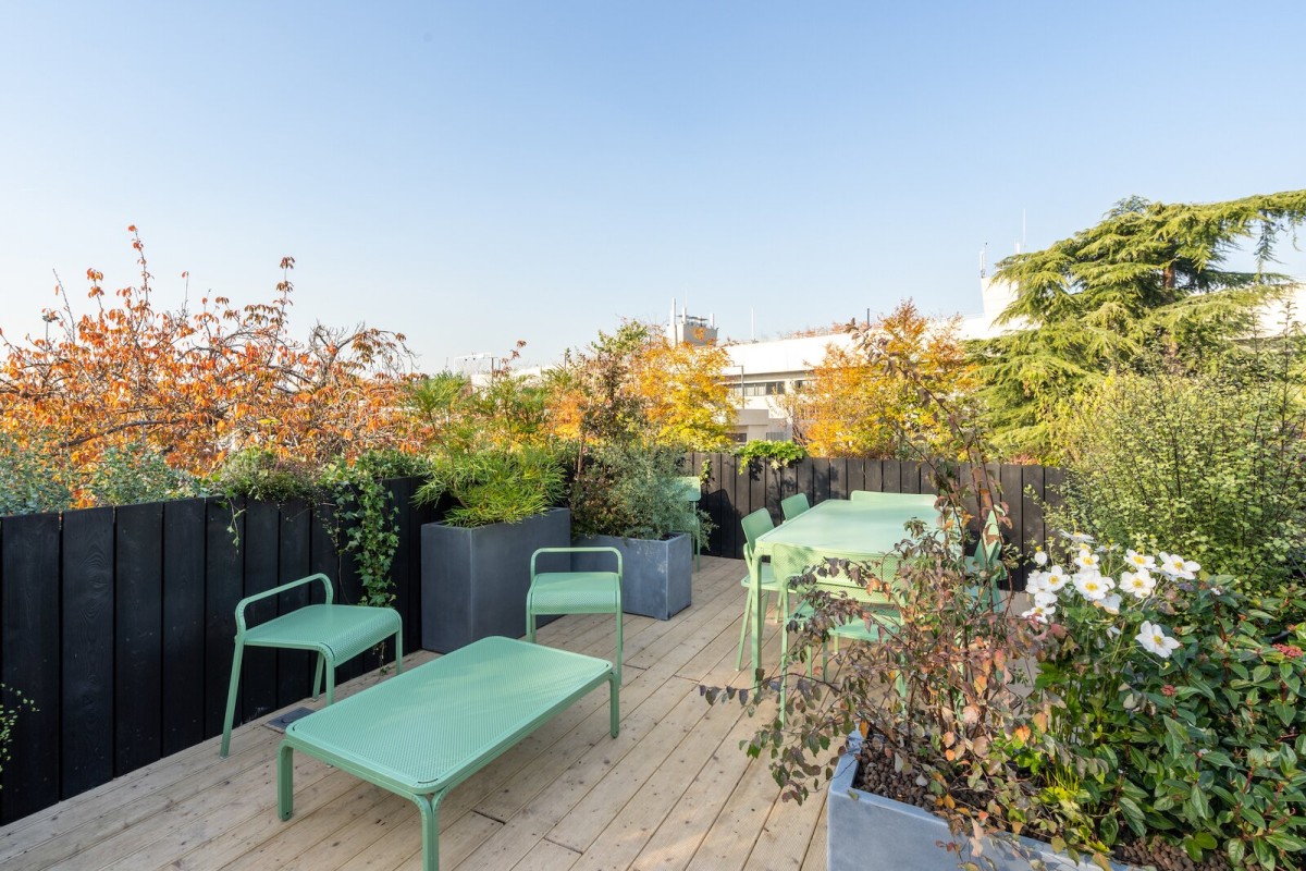 Un giardino per godere dell'aria aperta