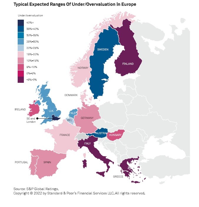 Prezzi delle case in Europa, quali sono i Paesi a rischio bolla immobiliare secondo S&P