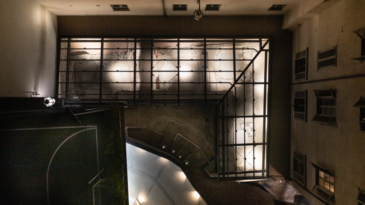 Un'area archeologica pubblica all'interno di un condominio di lusso a Torino