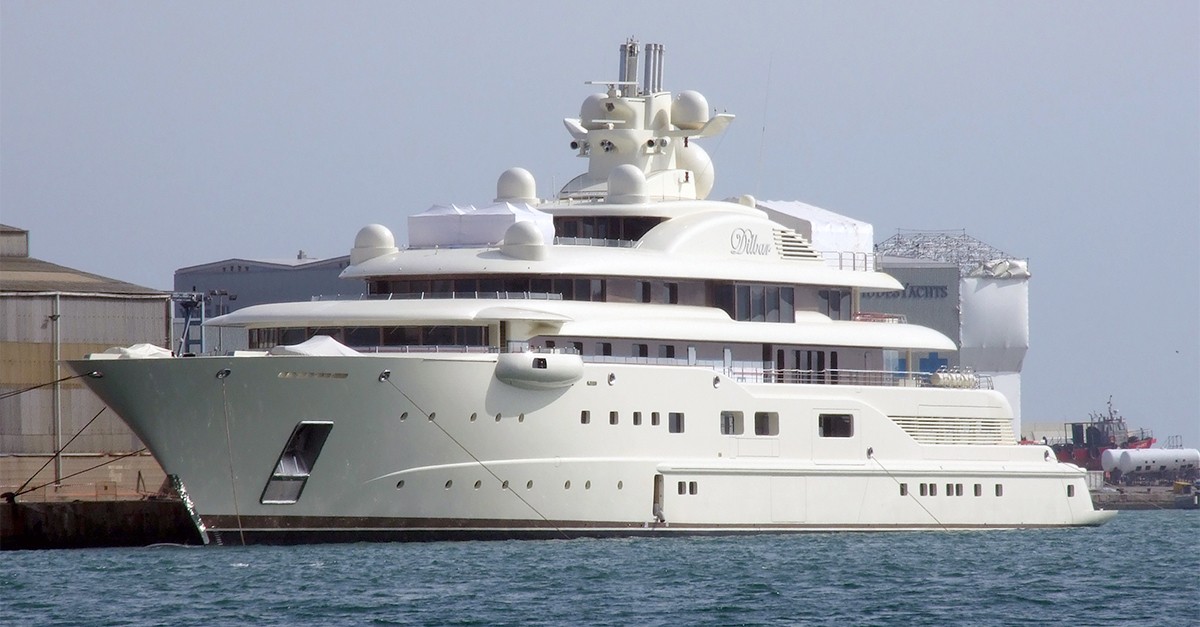 Dilbar, sequestrato lo yacht di Usmanov dal valore di circa 600 mln di dollari
