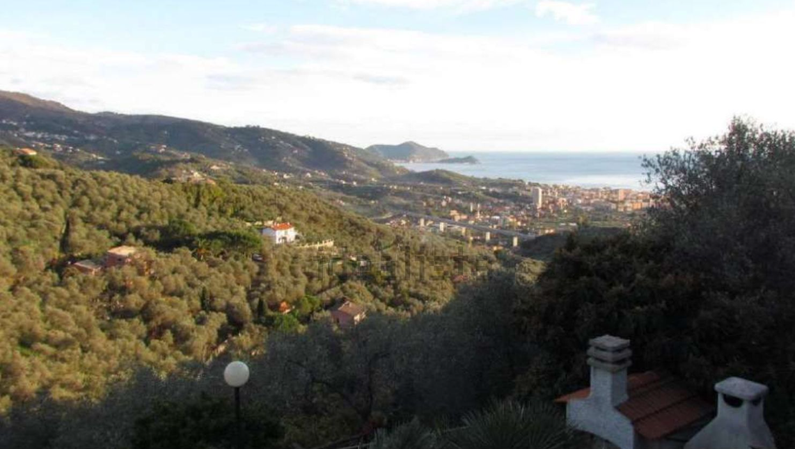 In vendita all’asta per meno di un milione una villa con piscina e affaccio sulla riviera di Levante 