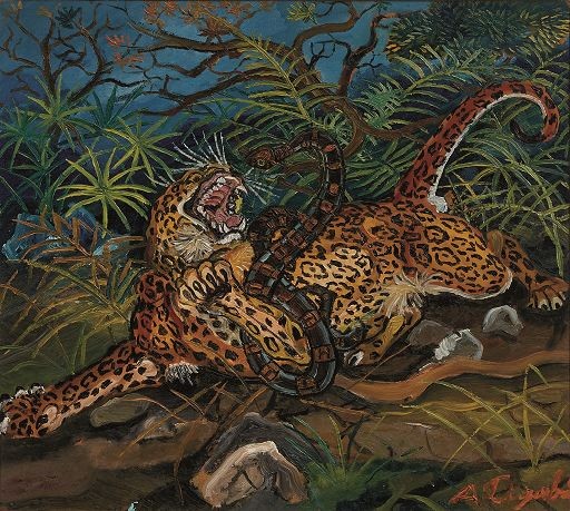 Il Leopardo di Ligabue da record all'asta Bolaffi di arte moderna
