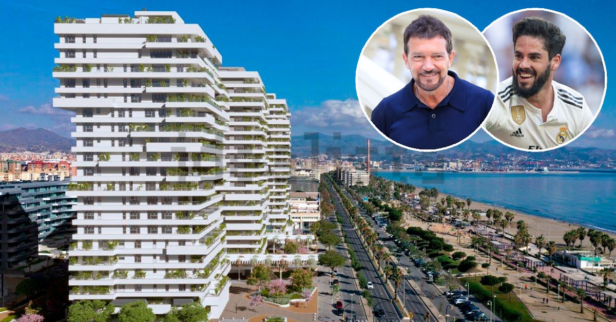 Antonio Banderas sponsorizza appartamenti di lusso a Malaga (e Isco ne ha già preso uno)