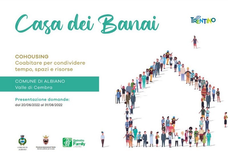 Progetti di cohousing in Italia, in Trentino arriva “Casa dei Banai”: come partecipare al bando