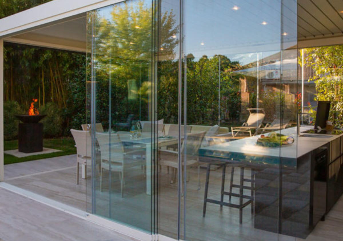 Come arredare veranda grande