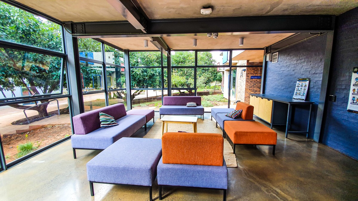 Zona relax all'aperto