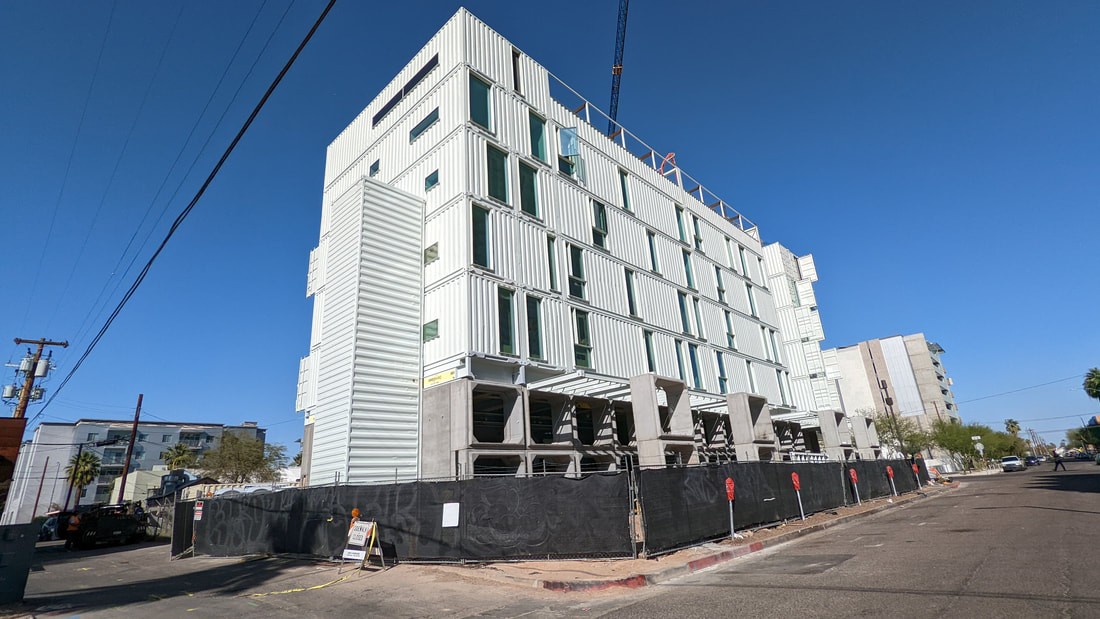 L'edificio fatto con container più alto degli Usa