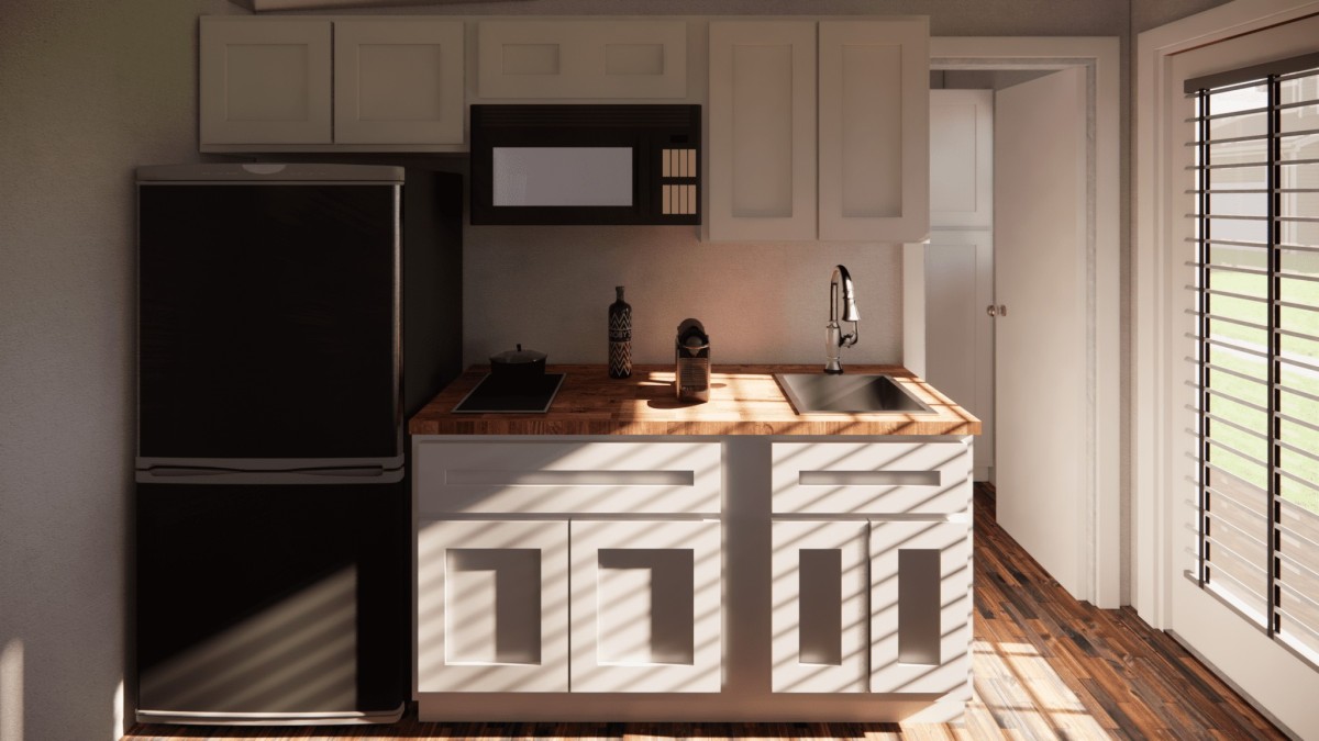 Esempio di cucina delle cabine